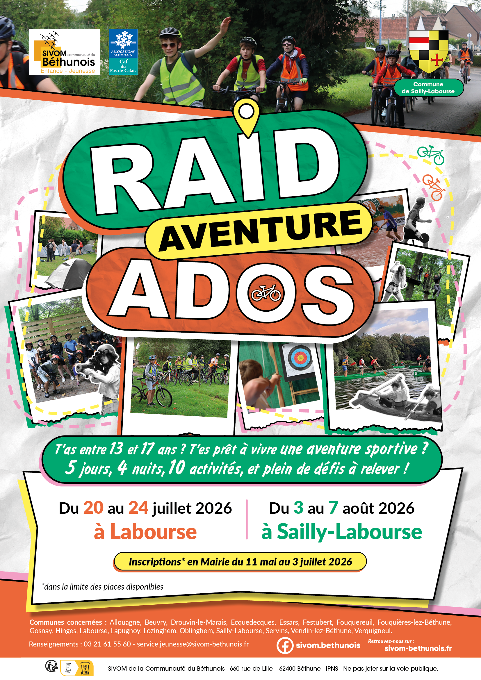 Raid ado Sailly-Labourse